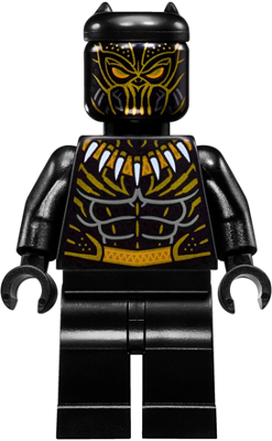 Eric Killmonger (Golden Jaguar, Black Panther) - LEGO Marvel Minifigure (2018)