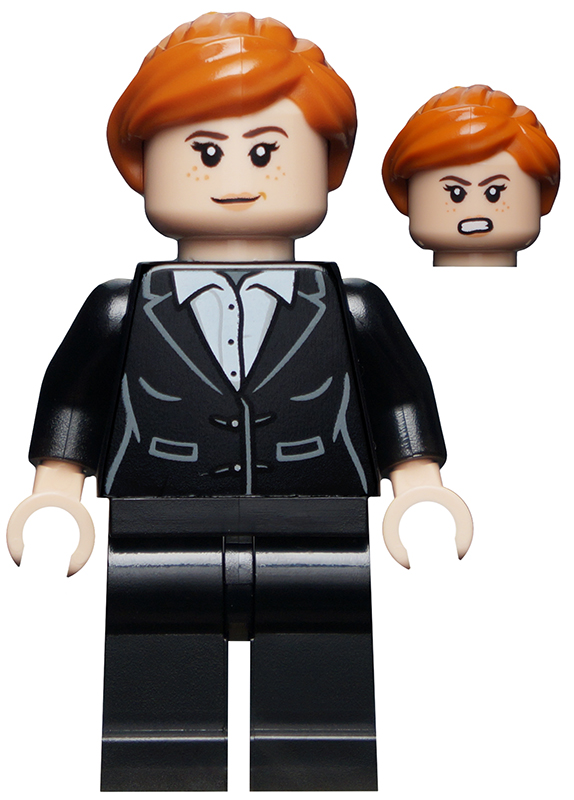 Pepper Potts (Black Suit) - LEGO Marvel Minifigure (2021)