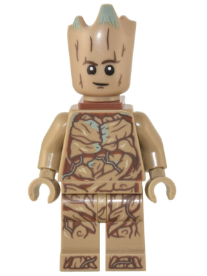 Teen Groot (GOTG 3) w/ Neck Bracket - LEGO Marvel Minifigure (2022)