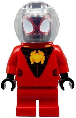 Spider-Man (Miles Morales w/ Red Suit, Spidey and Friends) - LEGO Marvel Minifigure (2023)