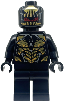 Outrider ( Torso with Short Dark Bluish Gray Tips at Neck) - LEGO Marvel Avengers: Endgame Minifigure (2019)