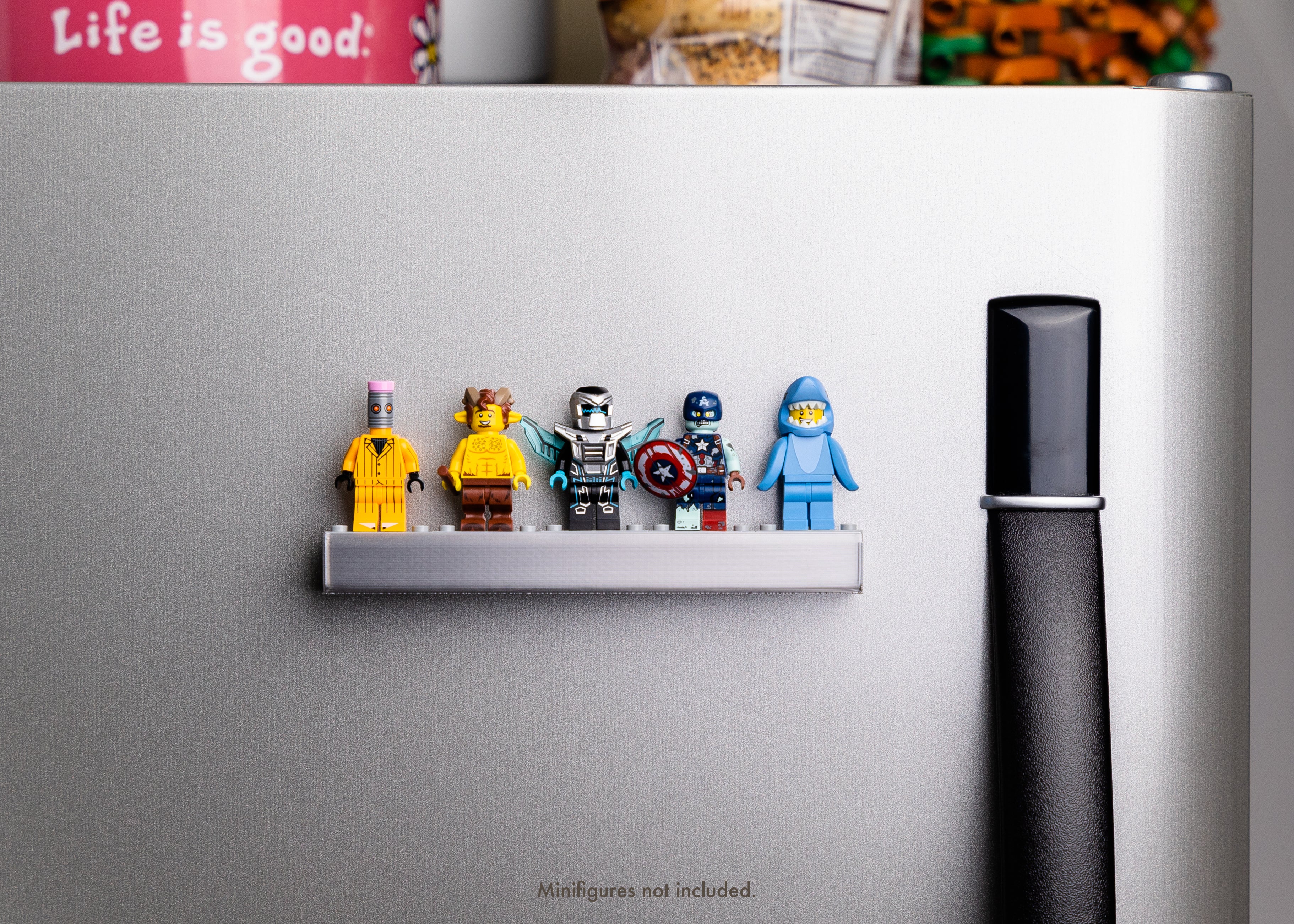 Magnetic Shelf Display for LEGO® Minifigures