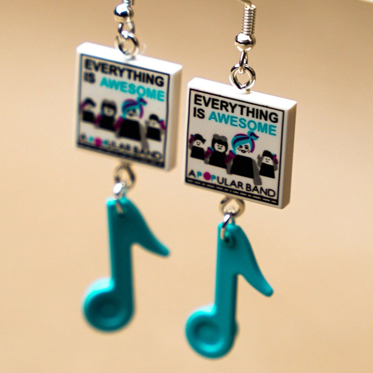 StudBee - LEGO® Awesome Song Music Earrings