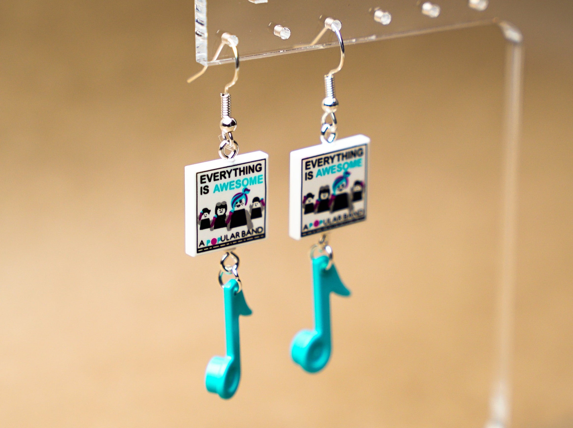 StudBee - LEGO® Awesome Song Music Earrings