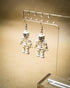 Dancing Skeleton Bones LEGO Minifigure Earrings