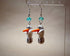 StudBee - Miniature Summer Loving Snowmen Earrings, Handmade with LEGO® Minifigures