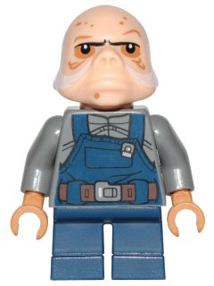 Ugnaught (Dark Blue Overalls) - LEGO Star Wars Minifigure (2016)