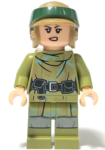 Princess Leia (Endor, Helmet) - LEGO Star Wars Minifigure (2023)