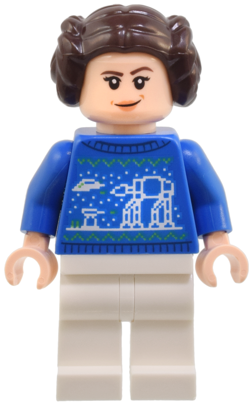 Princess Leia (Advent, Christmas Sweater) - LEGO Star Wars Minifigure (2024)