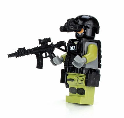 DEA Special Response Team SRT Officer - Custom Military Minifig