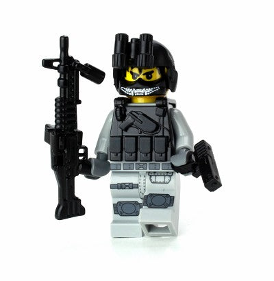 Army Helicopter Crew Chief Minifig made with LEGO parts