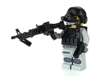 Army Helicopter Crew Chief Minifig made with LEGO parts