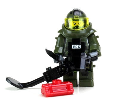 Bomb Squad Explosive Disposal Specialist (EOD) Minifig