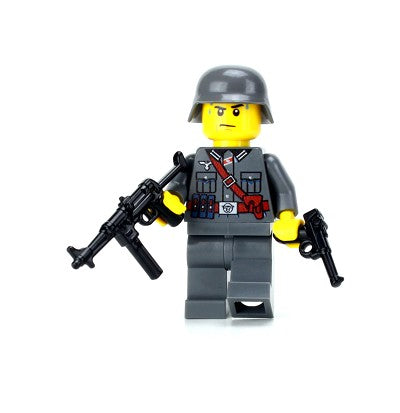 German World War 2 MP40 Soldier - Custom Military Minifig
