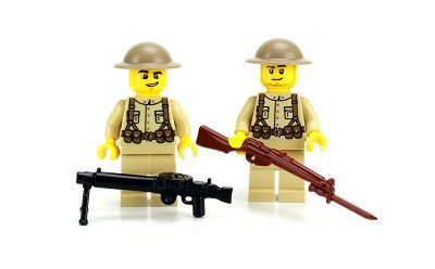WWI US Army Doughboy Soldiers Minifig made with LEGO parts