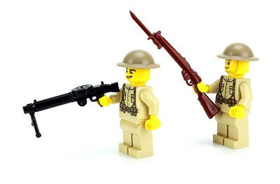 WWI US Army Doughboy Soldiers Minifig made with LEGO parts