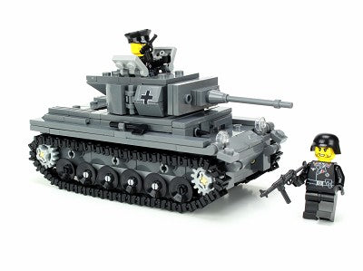 Deluxe German WW2 Panzer Tank Made With Real LEGO Bricks