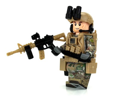 Army Ranger OCP SF Soldier - Custom Military Minifig made using LEGO parts