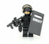 Riot Control Swat Police Officer Minifig made with LEGO parts