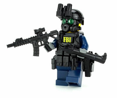 FBI/SWAT CIRG Critical Response Officer - Custom Military Minifig