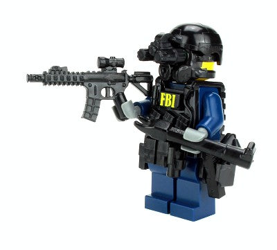 FBI/SWAT CIRG Critical Response Officer - Custom Military Minifig