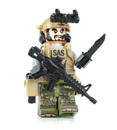 Modern British SAS Commando - Custom Military Minifig