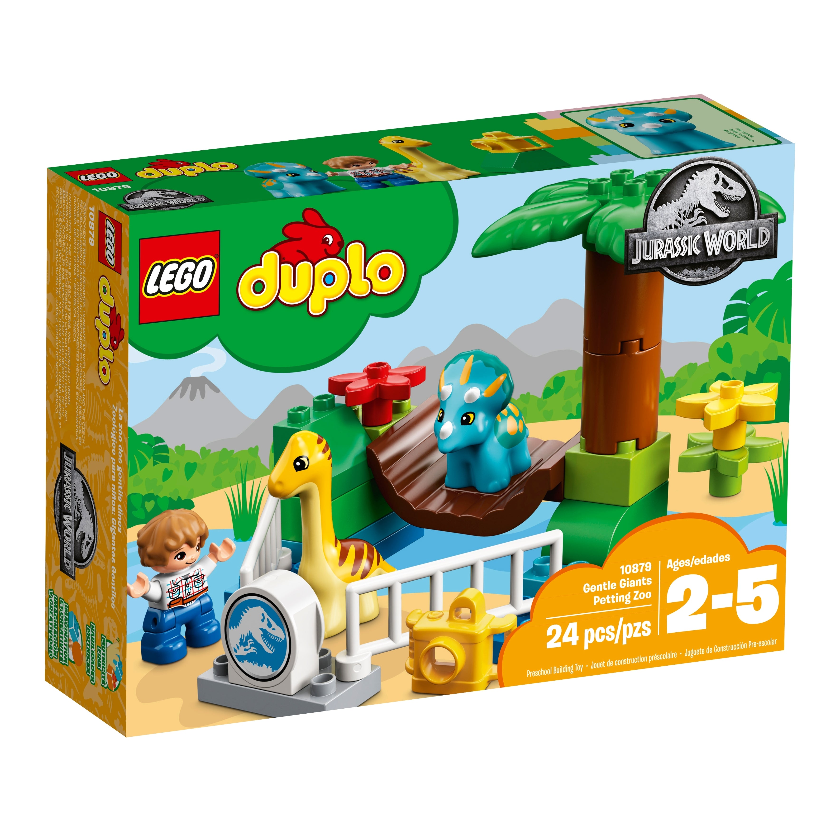 LEGO Duplo Jurassic World Gentle Giants Petting Zoo Set (10879) [RETIRED]