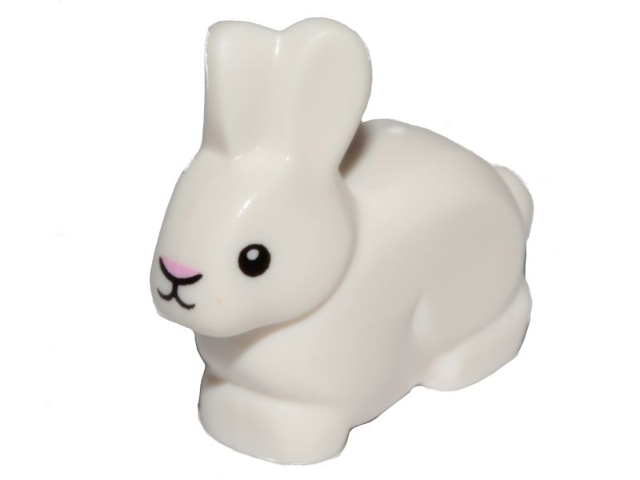 Rabbit / Bunny with Black Eyes - Official LEGO® Part