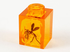 Brick 1 x 1 with Black Mosquito in Amber - LEGO Jurassic World (2022)