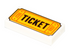 Ticket Carnival, Arcade (1x2 Tile) - Official LEGO® Part