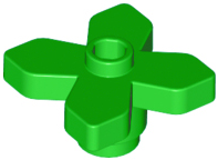 Plant, Flower 2 x 2 Leaves - Official LEGO® Part