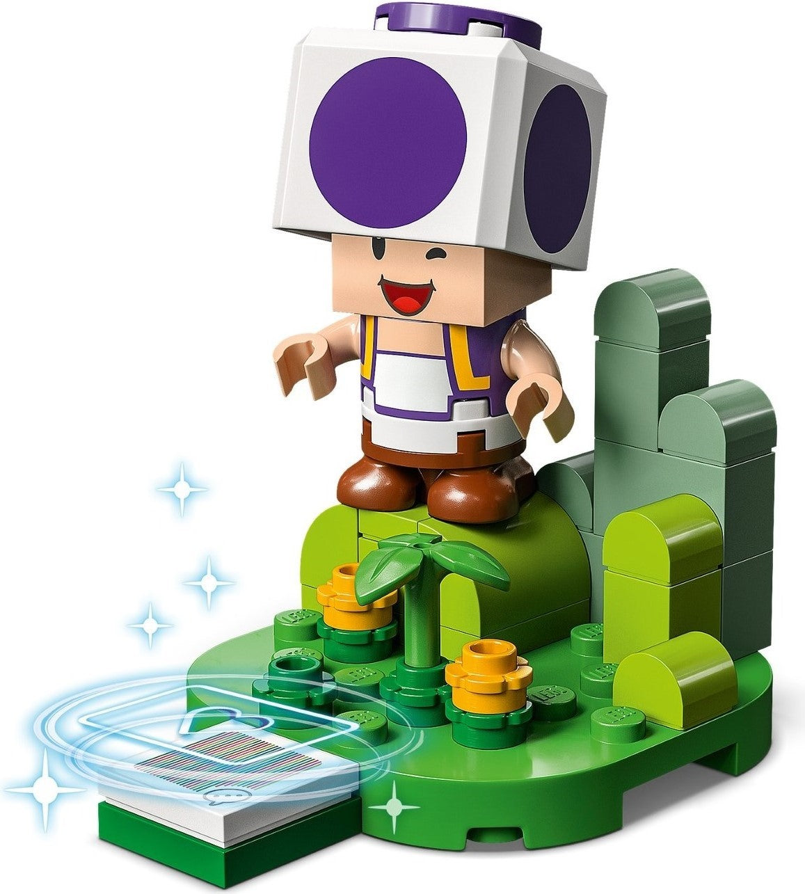 Purple Toad (Series 5) - LEGO 71410 Super Mario Character Minifigure (2022)