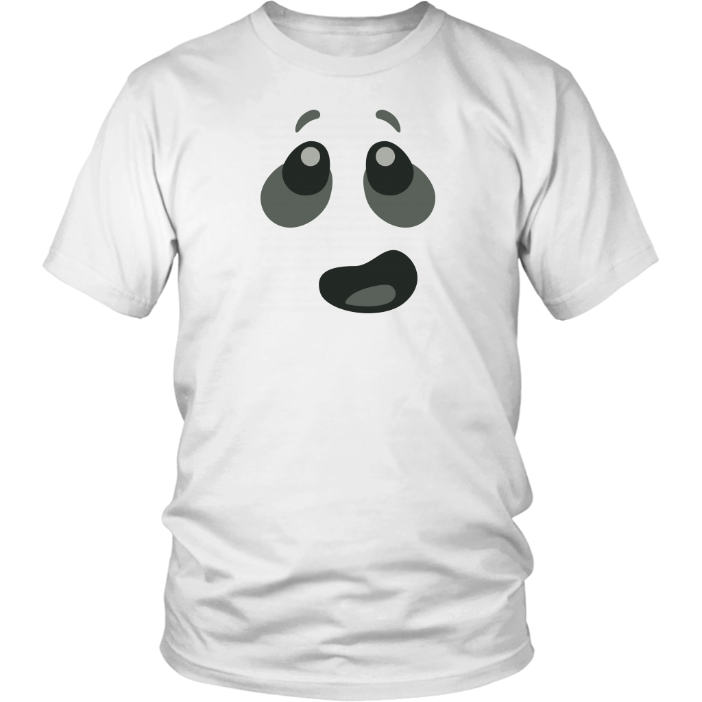 Ghost Minifigure Expression Brick T-Shirt