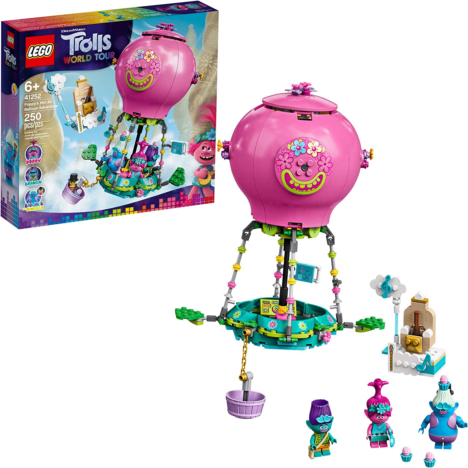 LEGO Trolls World Tour Poppy's Hot Air Balloon Adventure Set (75941) [RETIRED]