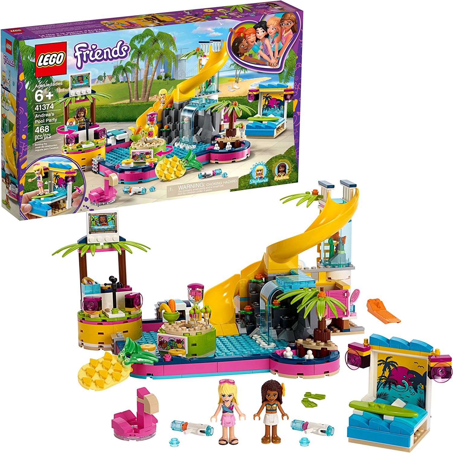 Andrea's Pool Party - LEGO Friends Set (41374) [RETIRED]