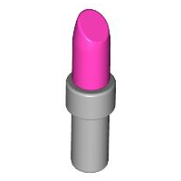 Lipstick with Light Bluish Gray Handle - Official LEGO® Part