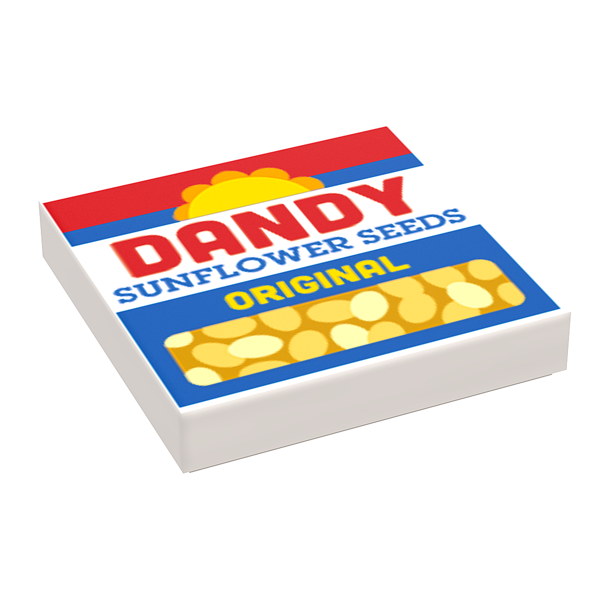 Dandy Sunflower Seeds - B3 Customs® Printed 2x2 Tile