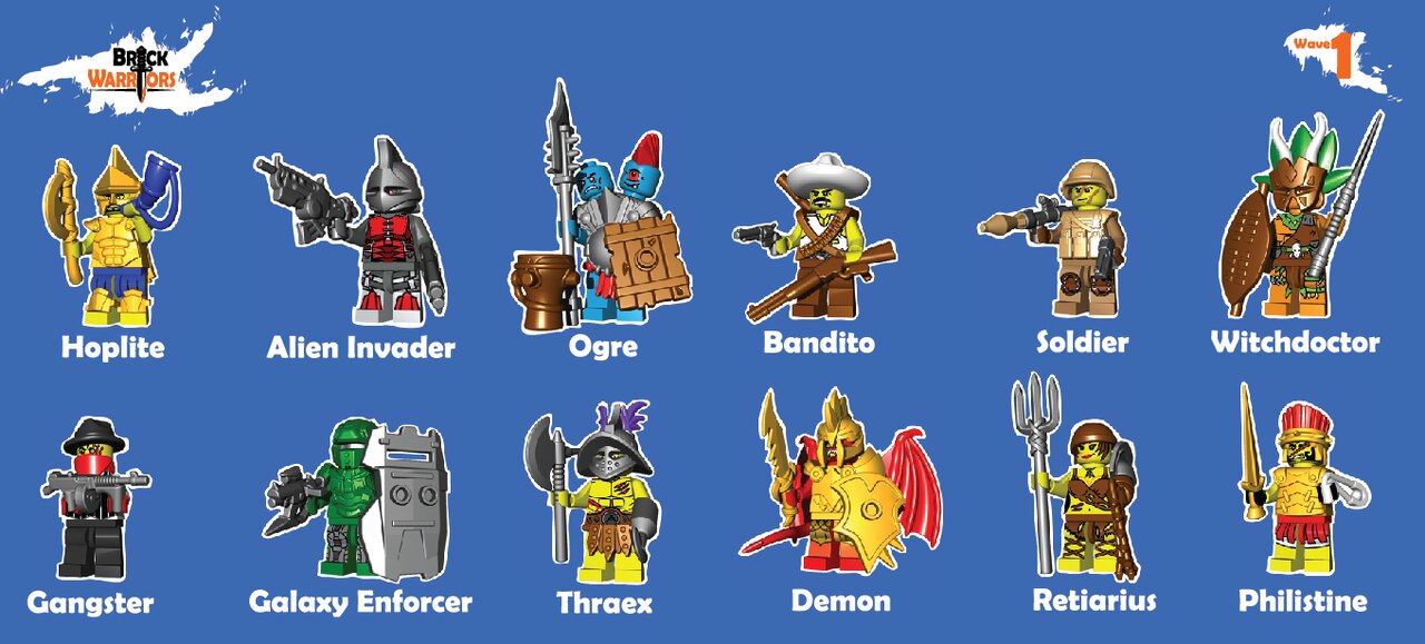 Brick Warriors Minifig Accessory Mystery Pack (Series 1)
