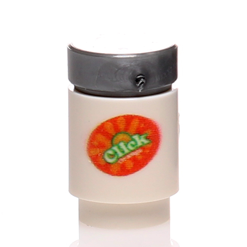 B3 Customs® Printed Click Orange Soda Can