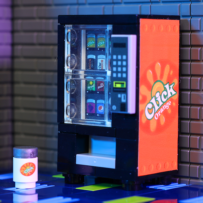 Orange Click - B3 Customs Soda Vending Machine