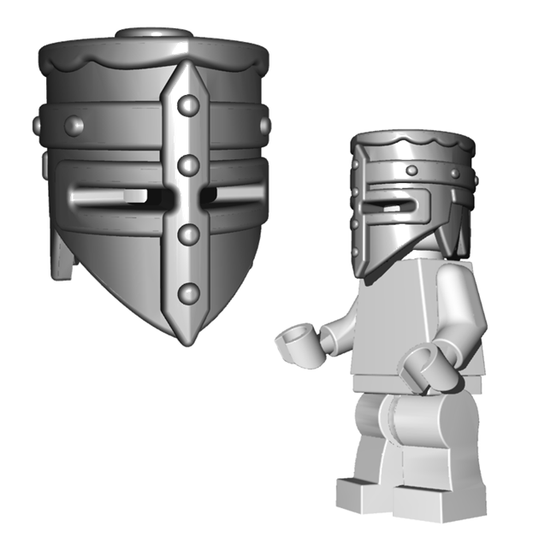 Crusaders Helm - LEGO Compatible (Brick Warriors) – The Brick Show Shop