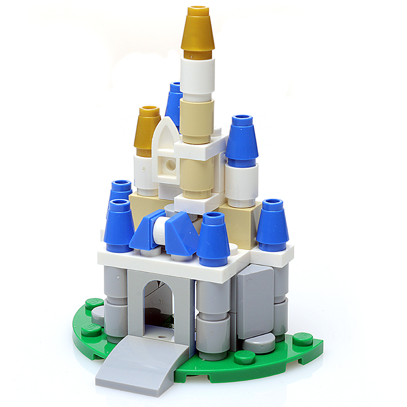 Custom Mini Magical Castle made using LEGO parts - B3 Customs