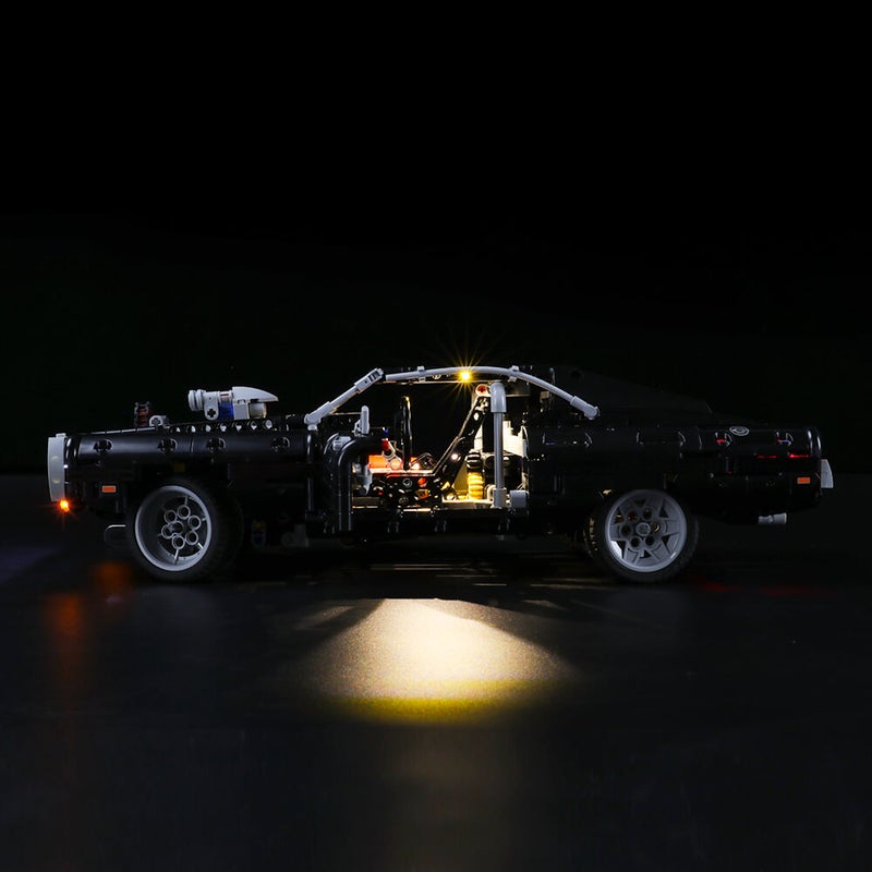 Lights for LEGO Dom's Dodge Charger Set (42111) - BriksMax