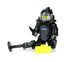 Bomb Squad Explosive Disposal Specialist (EOD) Minifig made using LEGO bricks