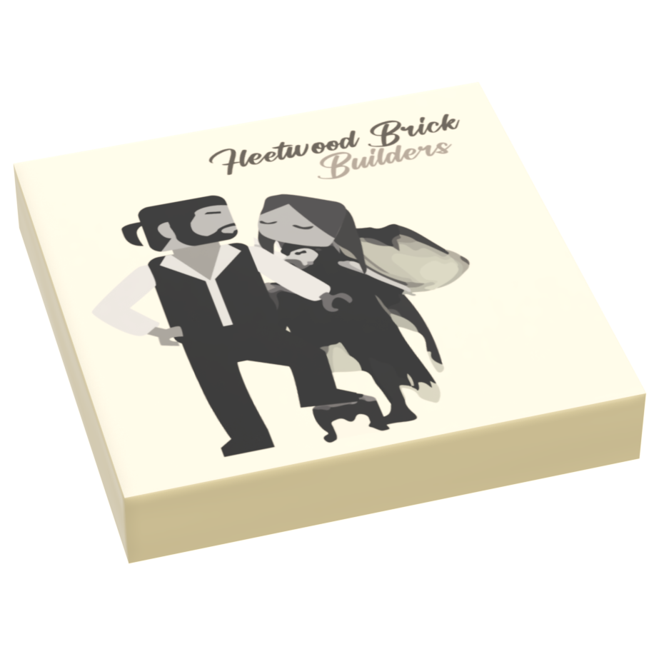Fleetwood Brick, Builder - B3 Customs® Music Album Cover (2x2 Tile)