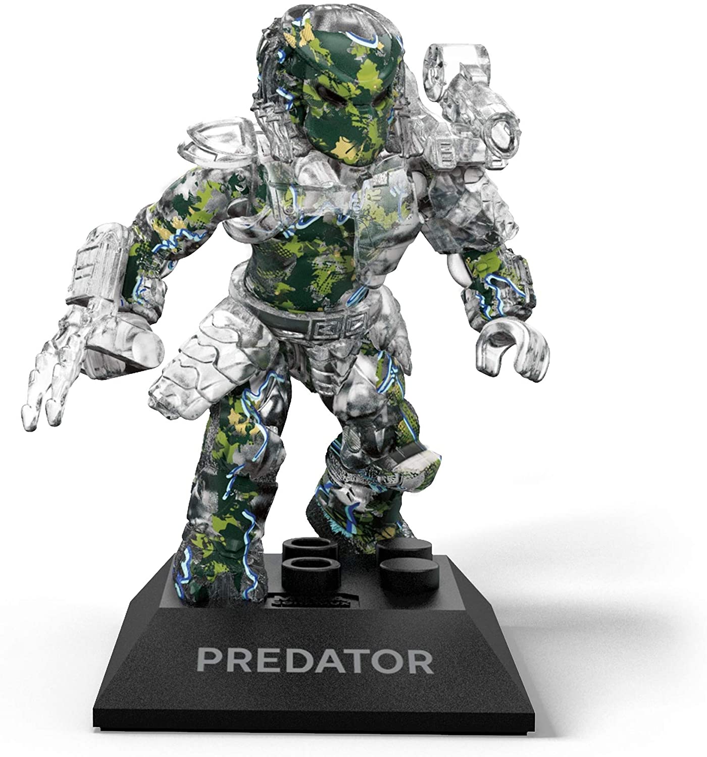 Predator (Transparent) - Mega Construx Predator Black Series Figure Pack