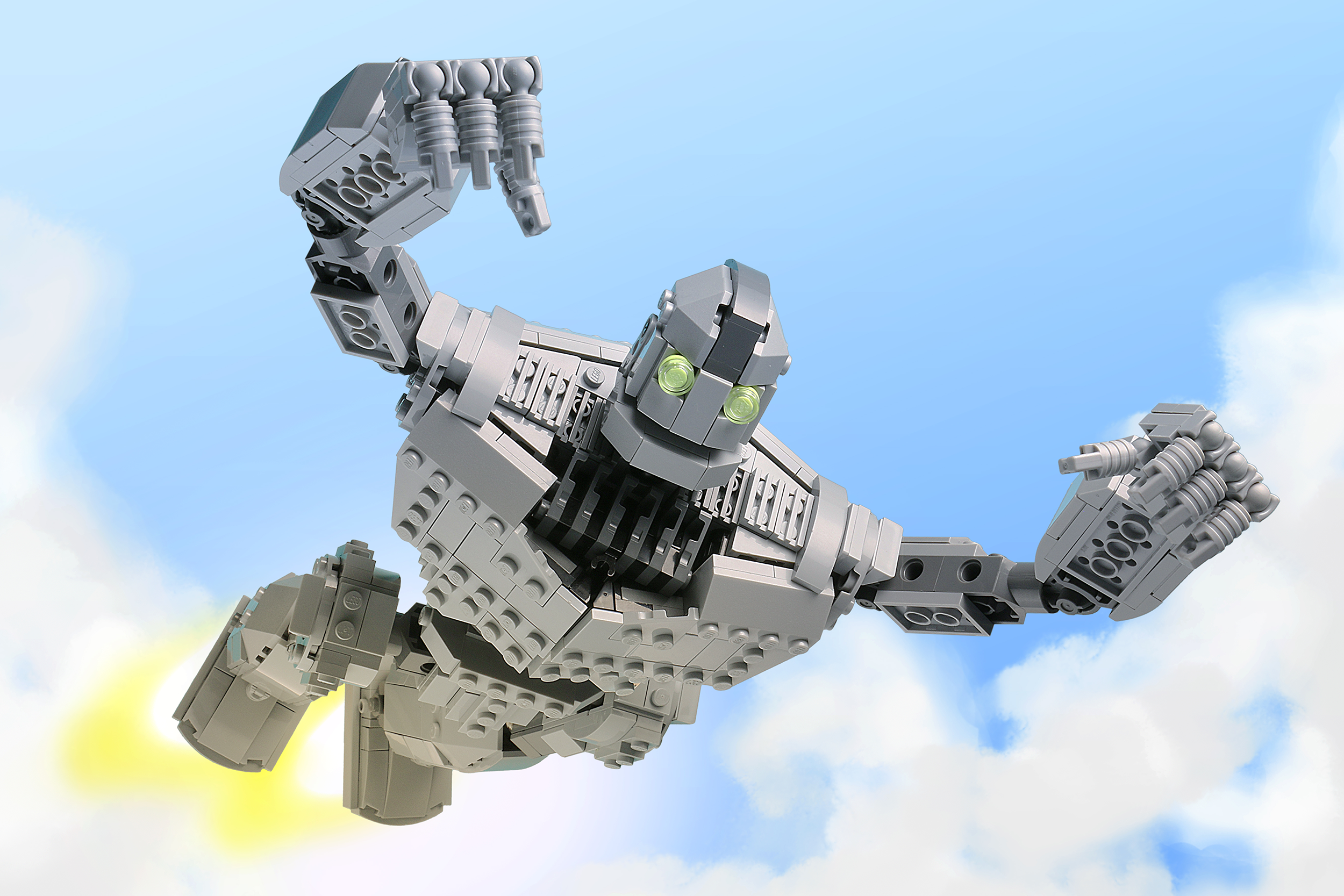 Iron Giant - Custom MOC made from LEGO bricks