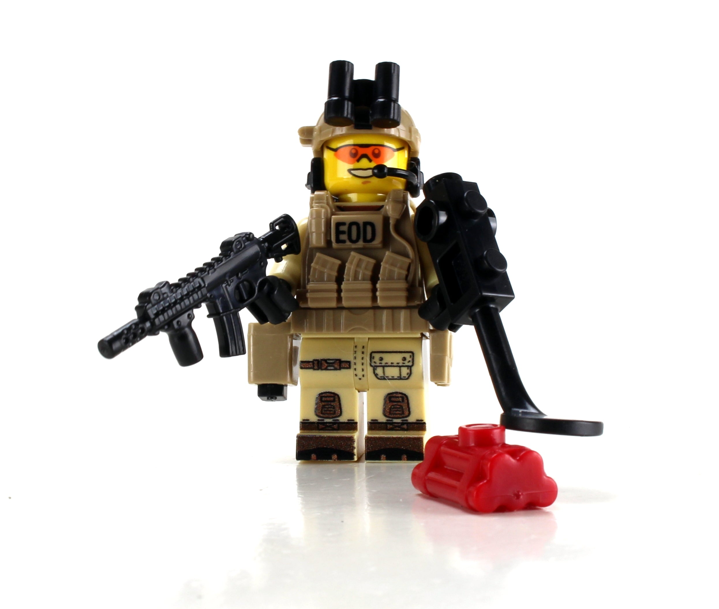 EOD Explosive Ordnance Disposal Specialist Minifig made using LEGO bricks