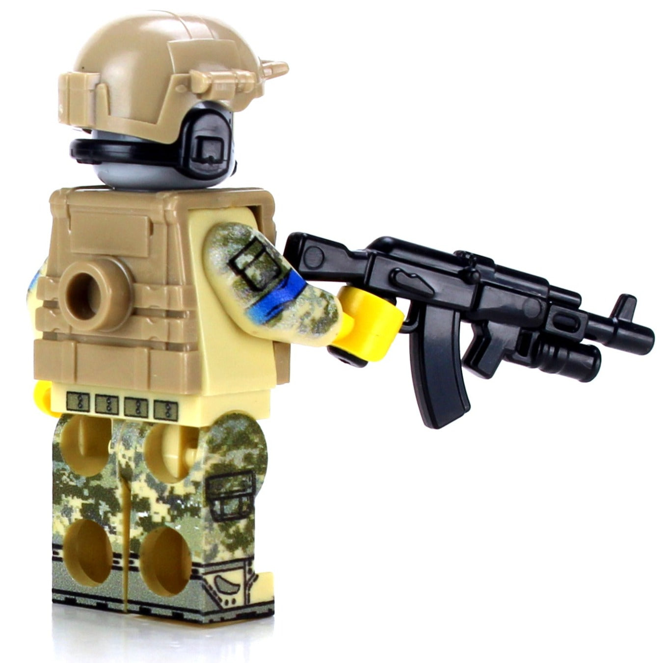 Ukrainian Army Soldier Custom Military Minifig