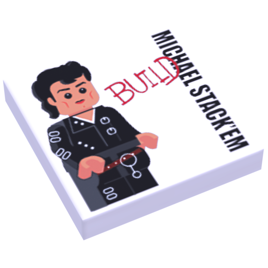 Michael Stack'em, Build - B3 Customs ® Music Album Cover (2x2 Tile)